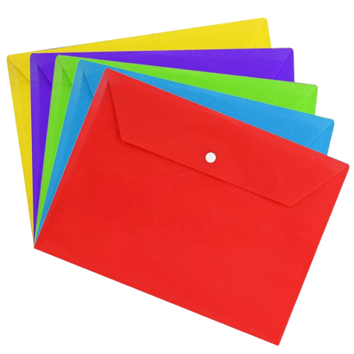 پوشه دکمه دار آ4 Pkht رنگ جور بسته 1000 عددی