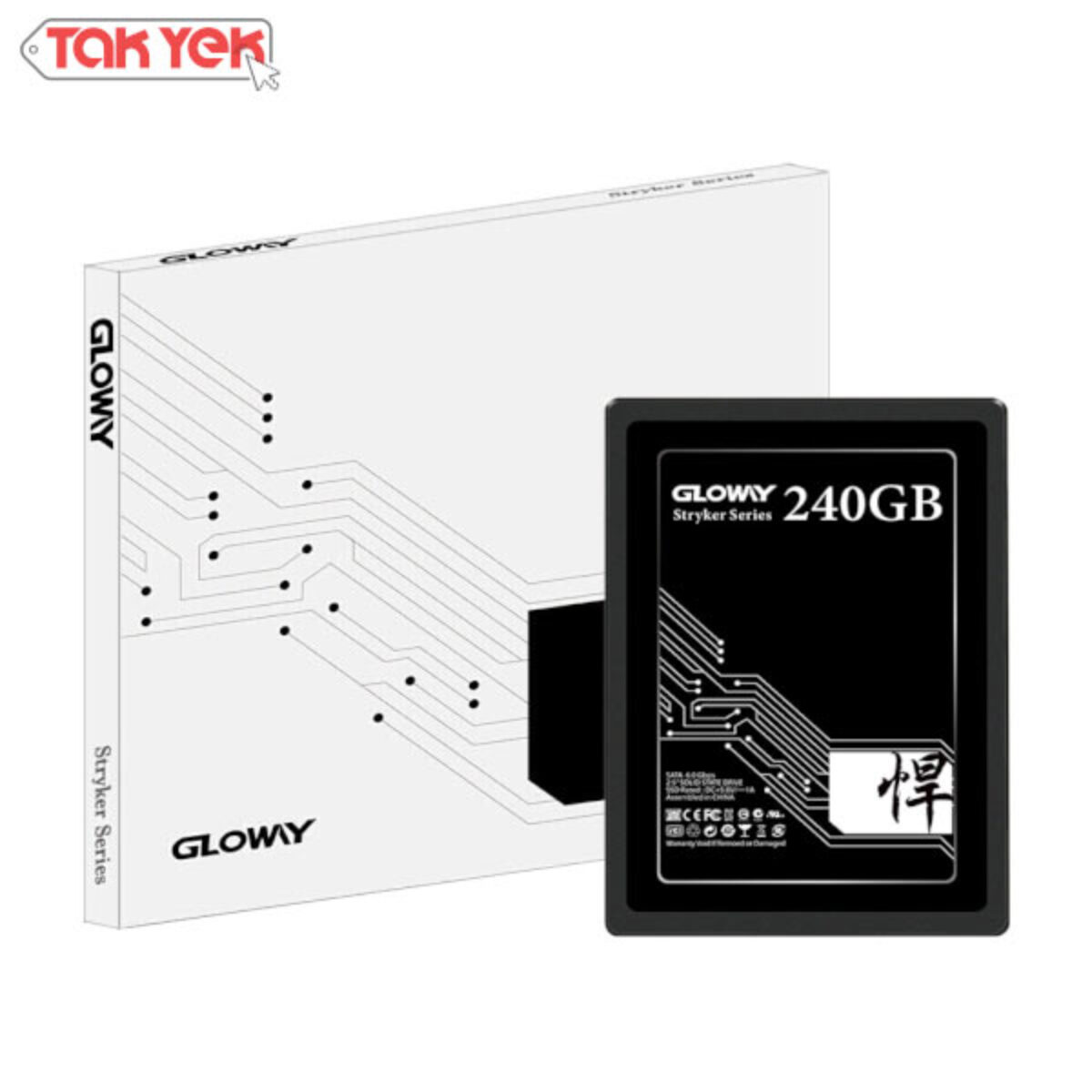 حافظه اس اس دی گلووی Gloway SSD SATA3 240GB stryker
