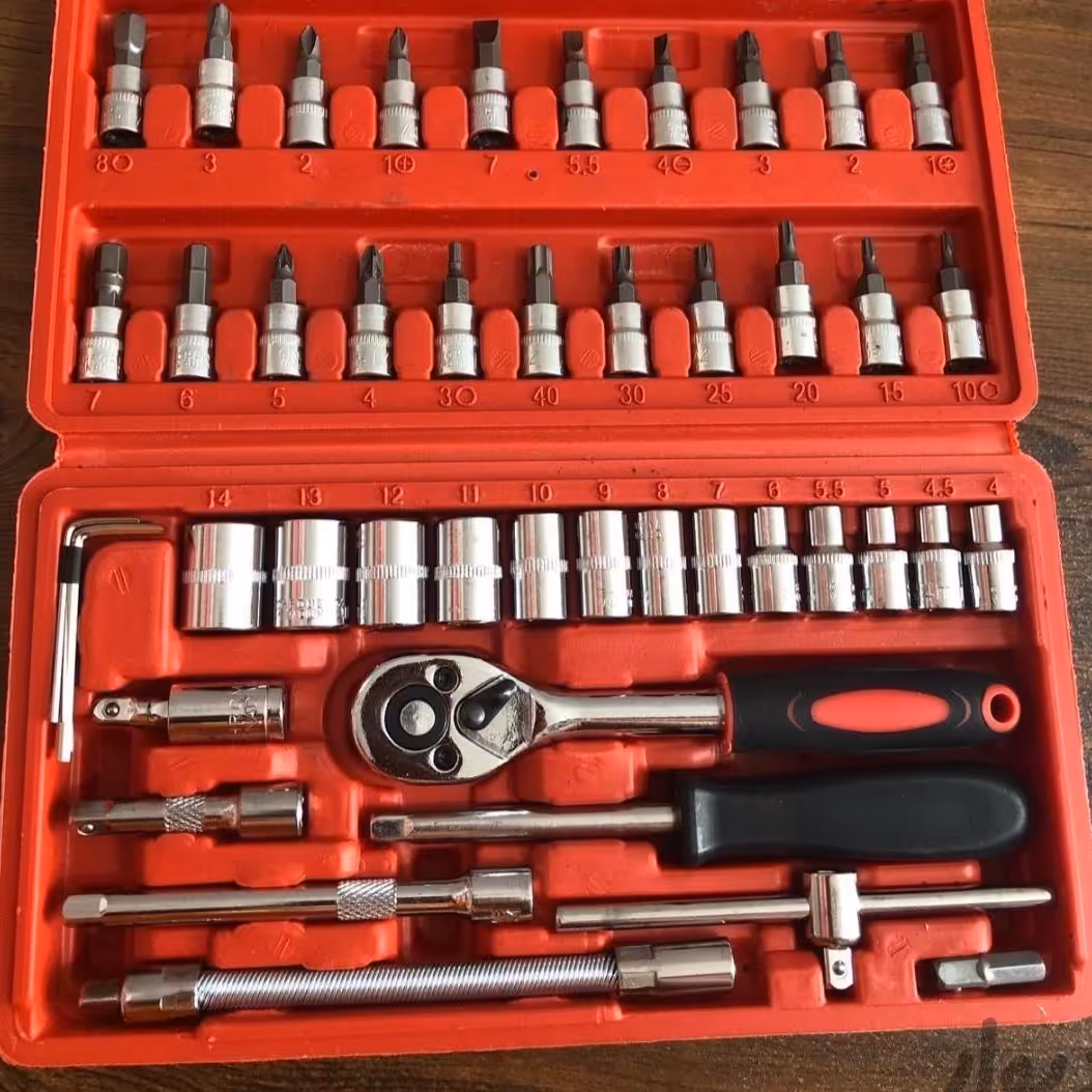 جعبه بکس 46عددی درایو یک جهارم