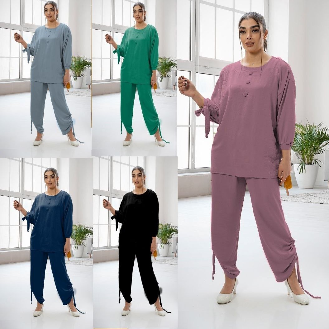 ست لباس زنانه ابر و بادی 