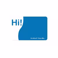 کارت NFC مدل Hi کارت رنگ آبی