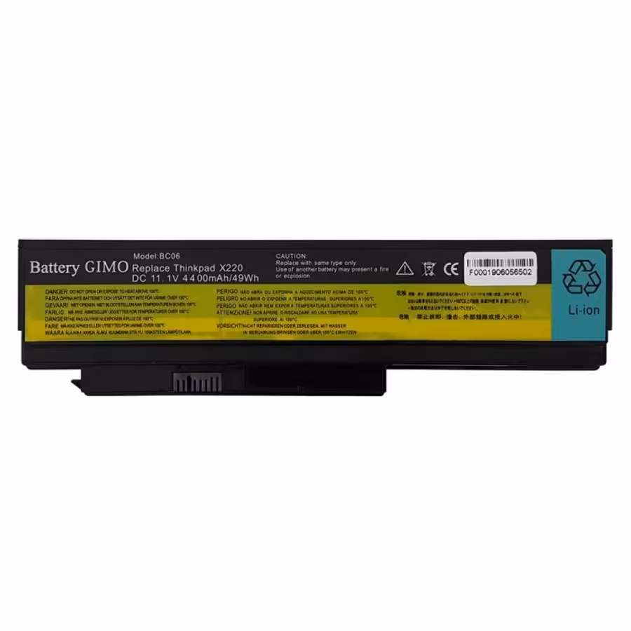 باتری لپ تاپ لنوو BC06 مناسب برای لپ تاپ لنوو ThinkPad X220I 42T4865
