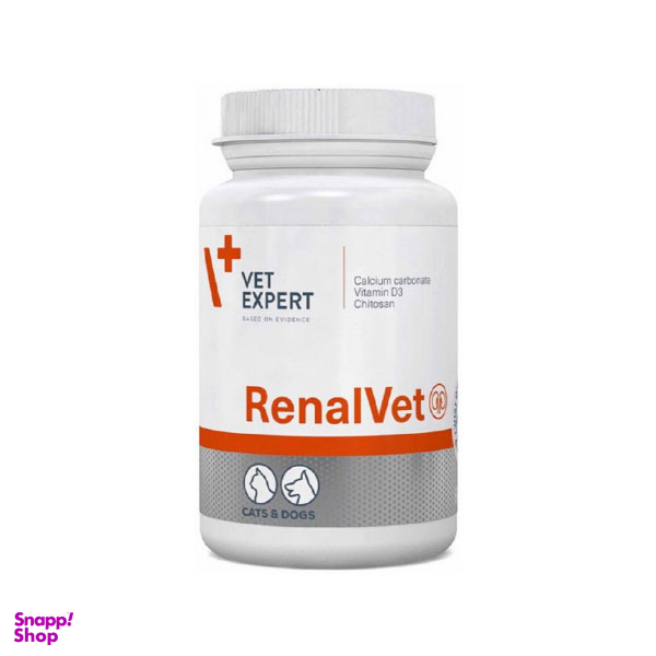 قرص تقویت کلیه سگ و گربه وت اکسپرت مدل RenalVet وزن 56 گرم