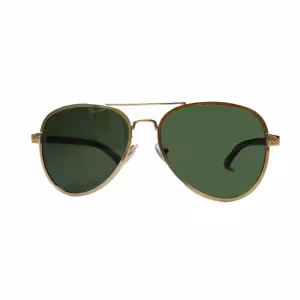 عینک آفتابی مردانه برند کارتیه CARTIER مدل 125 پلاریزه فریم طلایی عدسی سبز