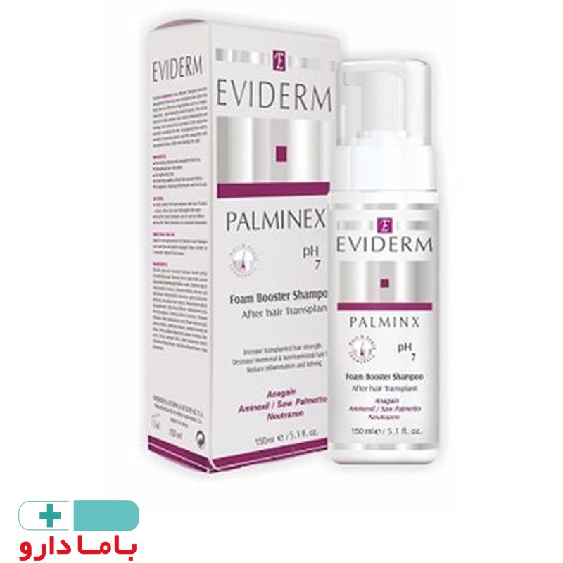 شامپو فوم پالمینکس اویدرم مناسب موهای نازک و ضعیف 150 میلی لیتر

