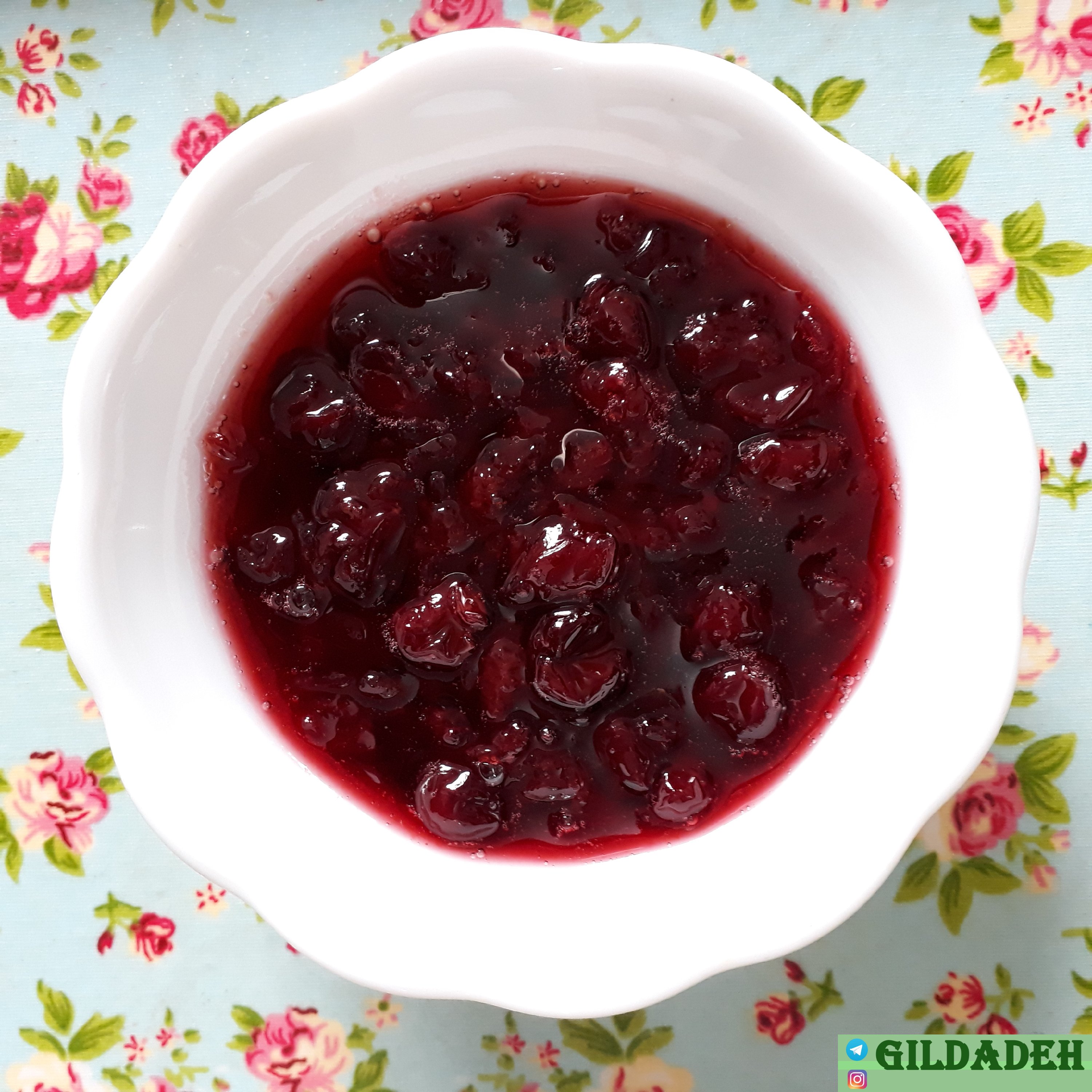 مربای آلبالو خانگی