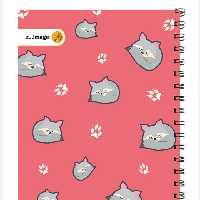 دفتر مقوایی سیمی 50 برگ زیماژ کد 11220
Zimage