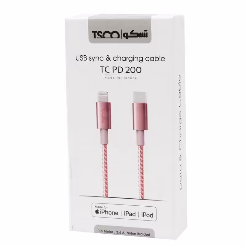 کابل شارژ آیفون تسکو مدل TCPD200