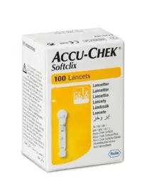 سوزن تست قند خون لنست اکیو چک ‌100 عددی Accu-Chek softclix