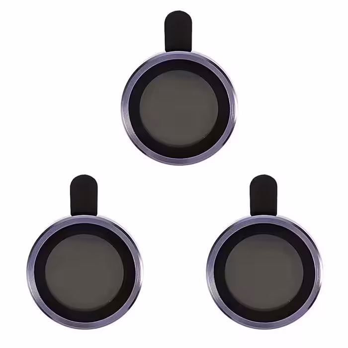 محافظ لنز دوربین مدل رینگی مناسب برای گوشی موبایل اپل iPhone 13 pro / 13 pro max بسته 3 عددی