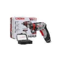 پیچ گوشتی شارژی 4 میلی متری ترکمتردار 36 ولت با ست بیت 30 پارچه کرون مدل CT22024