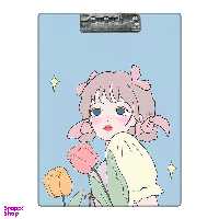 تخته شاسی بامبیلیپ طرح دختر و گل های لاله کد 5169435 سایز A4