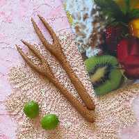 چنگال چوبی دستساز بارلی  چوب راش گرجستانی (1عددی) 25 سانتی 