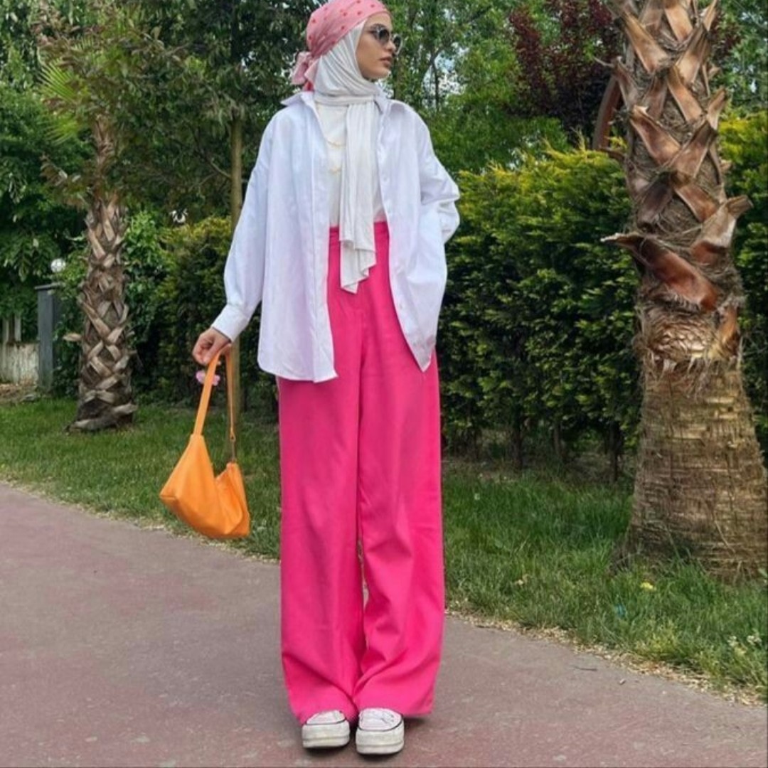 شومیز سفید زنانه خنک تابستانه نخ پنبه قد 80 ارسال فوری