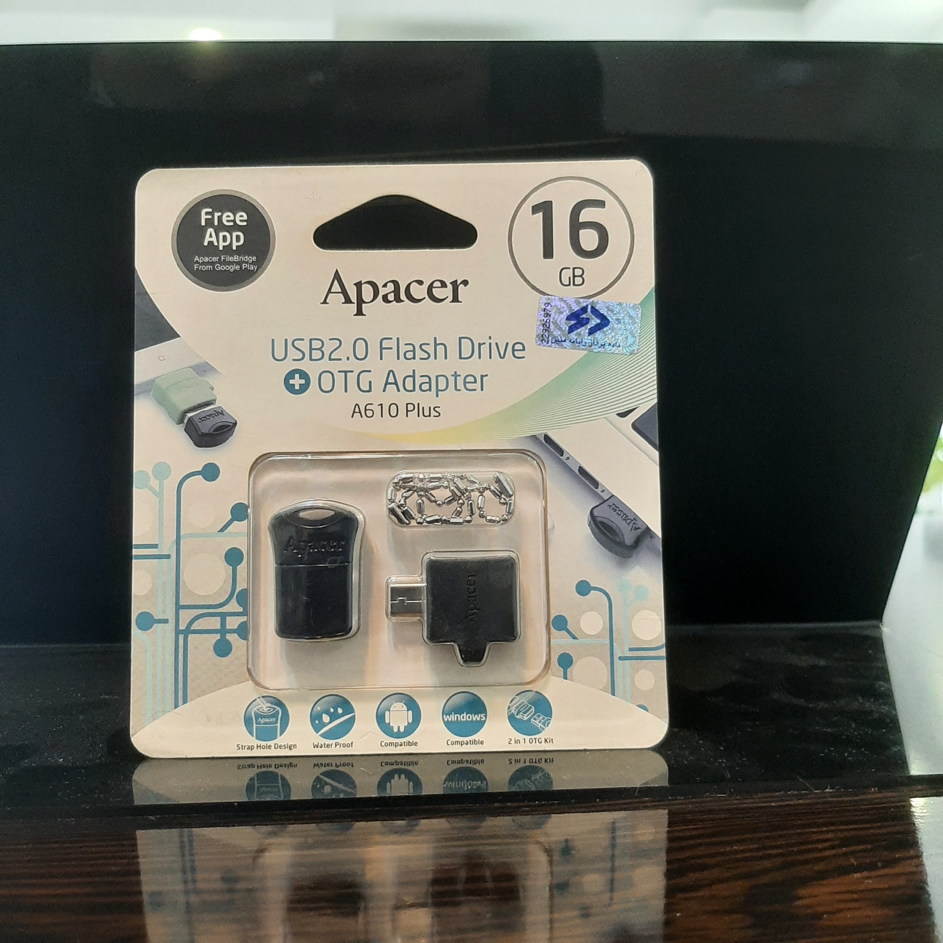 فلش مموری اپیسر   otg 16gمدل A610 PLUS ظرفیت 16 گیگابایت