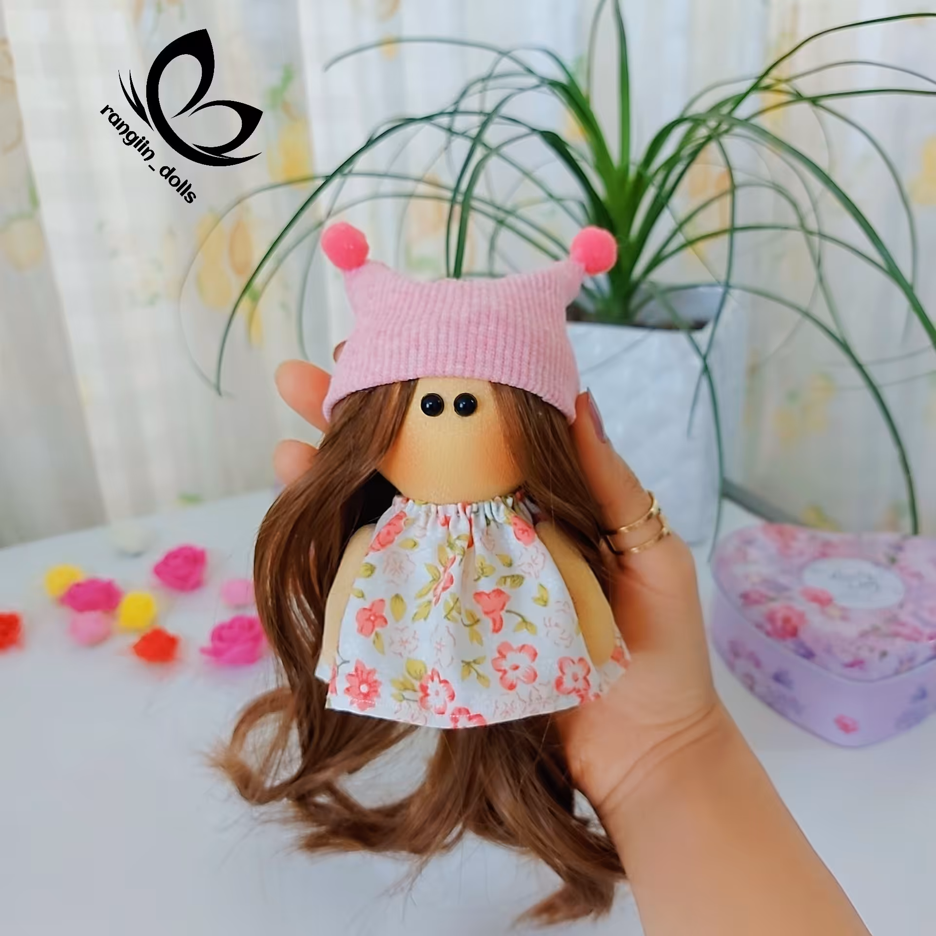 عروسک آویز روسی 15 سانتی