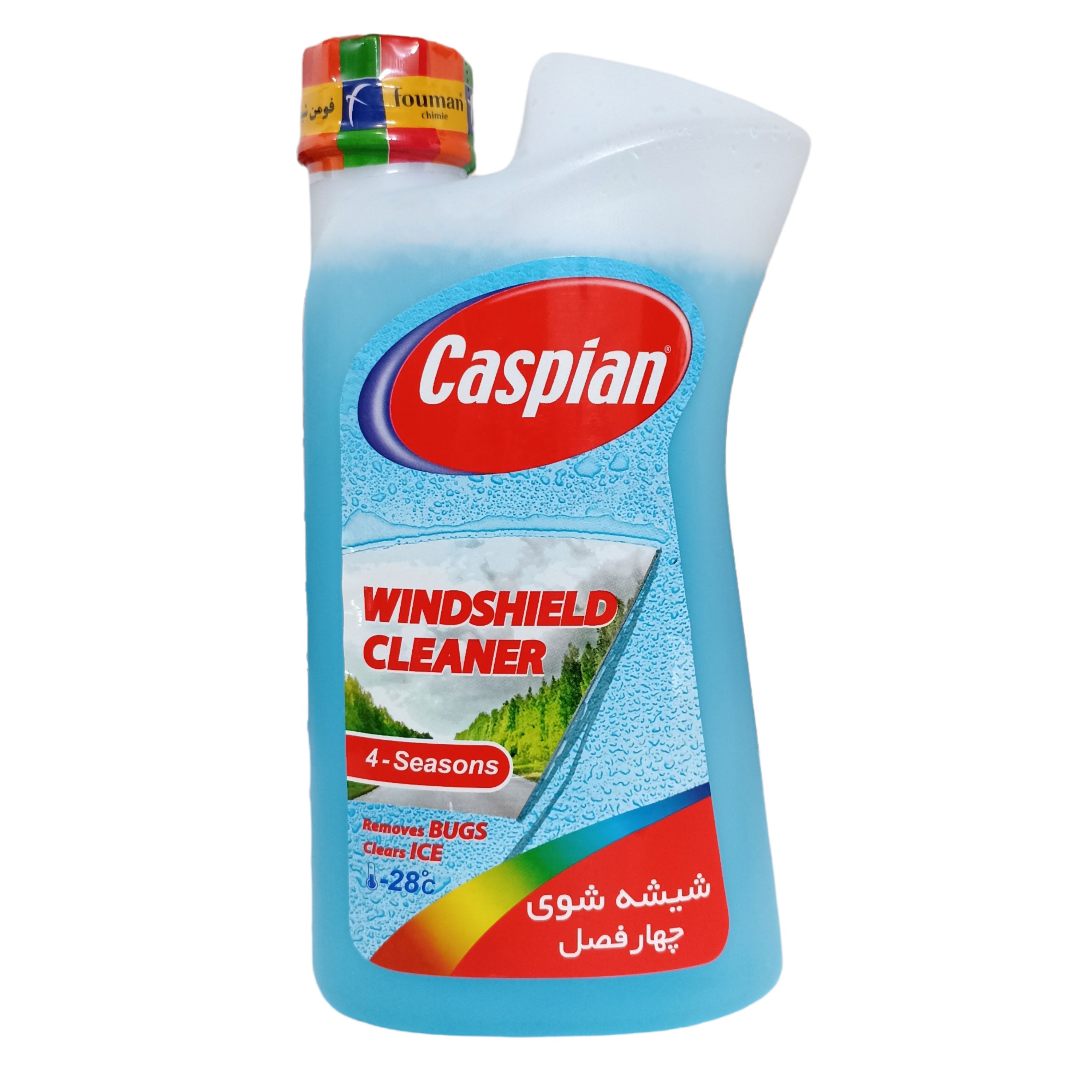شیشه شوی خودرو کاسپین مدل Non-Smearing حجم 1 لیتر