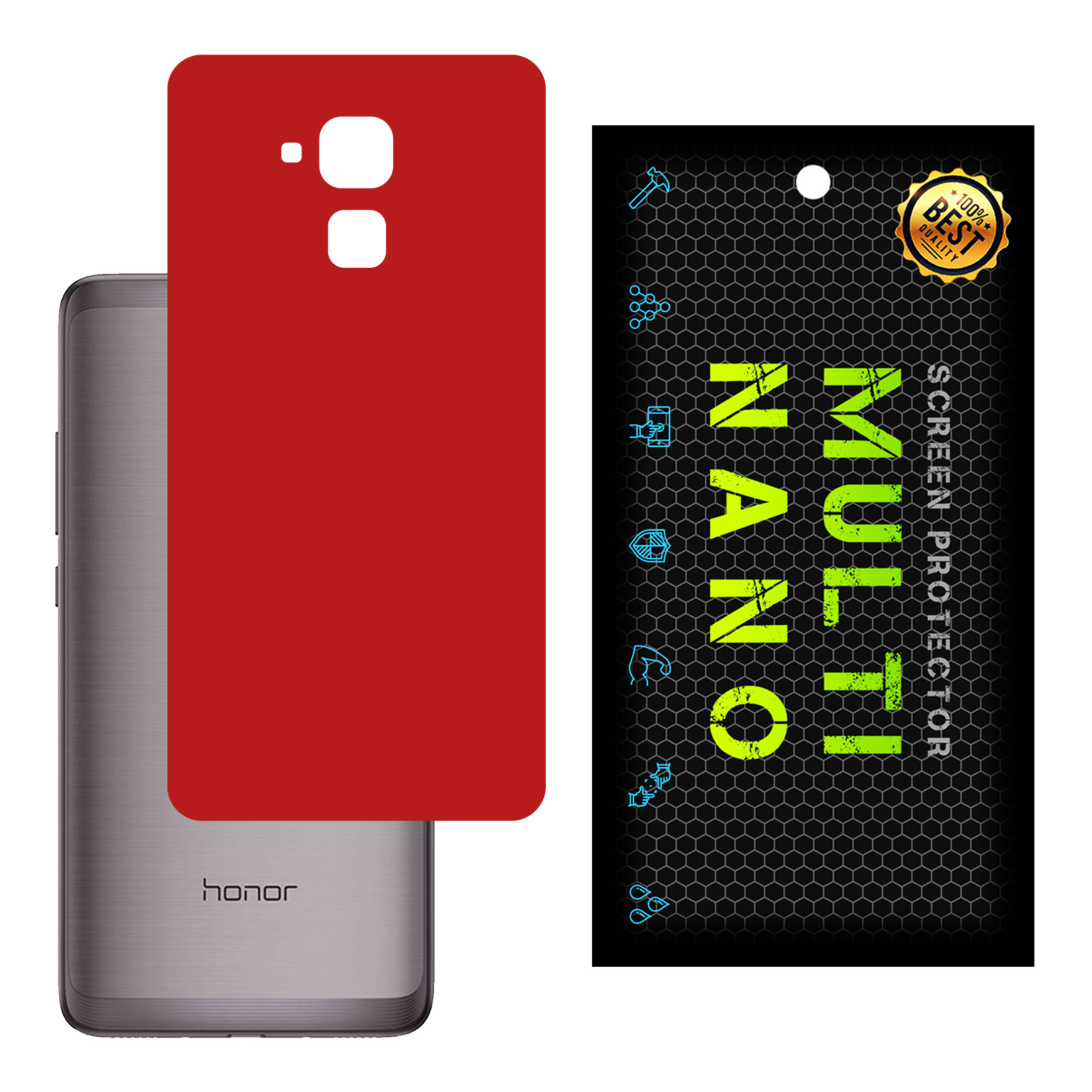 برچسب پوششی MultiNano مدل X-F1M-Red برای پشت موبایل هواوی Honor 7 Lite
