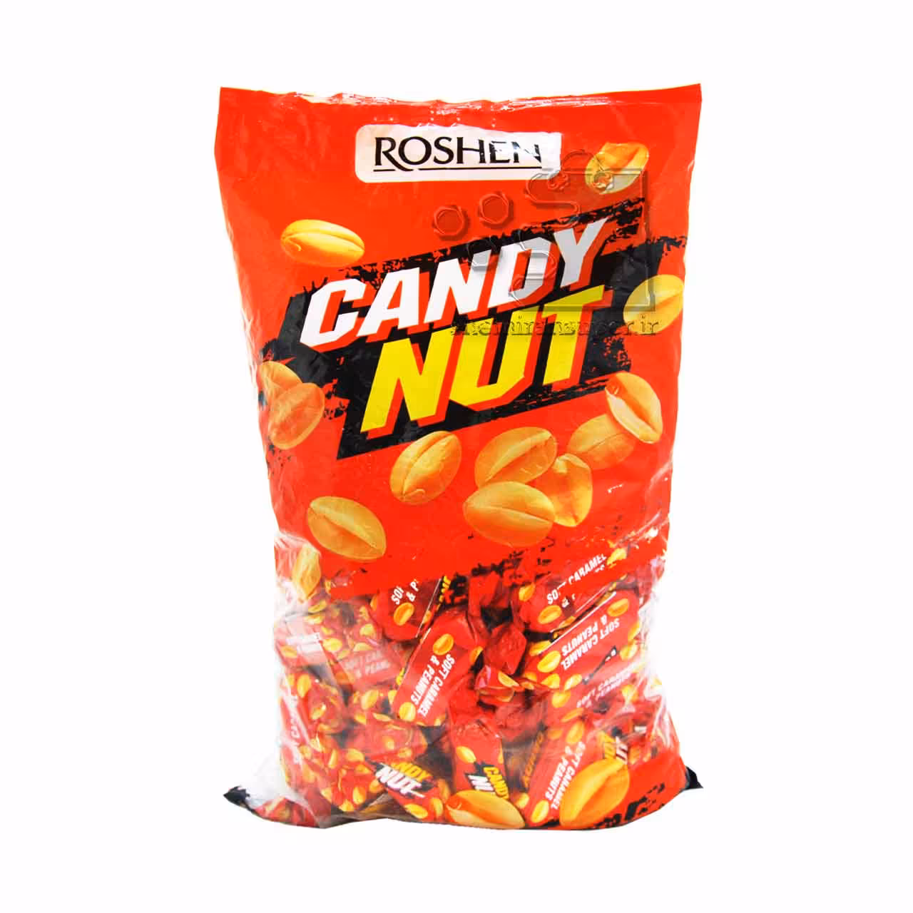 شکلات با مغز کارامل و بادام زمینی 1 کیلویی روشن - roshen