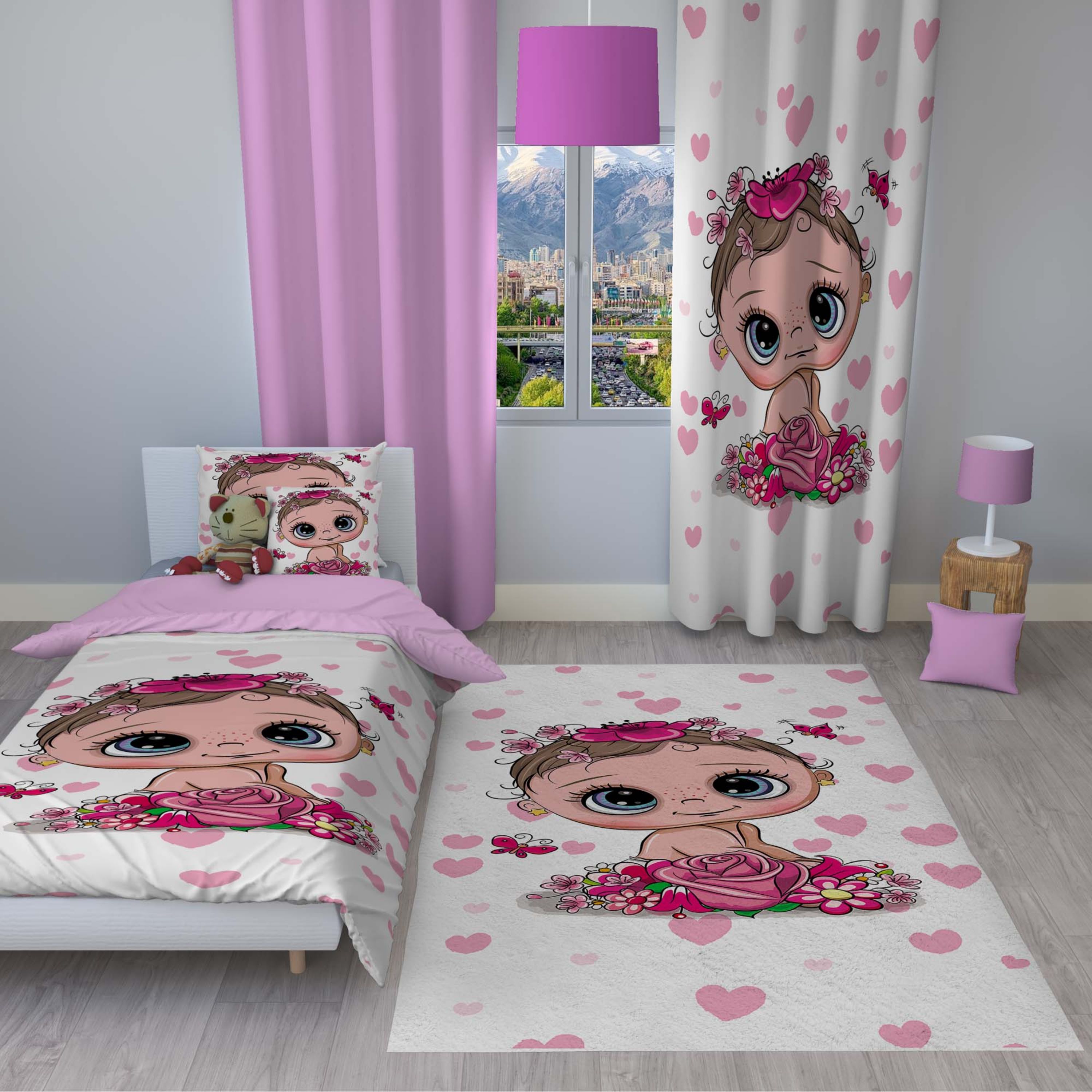 سرویس روتختی مدل 130 یک نفره 4 تکه سایز 140x230