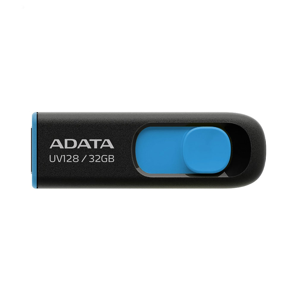 فلش مموریFlash Adata 32G uv128 Black-Blue | آرکا 90