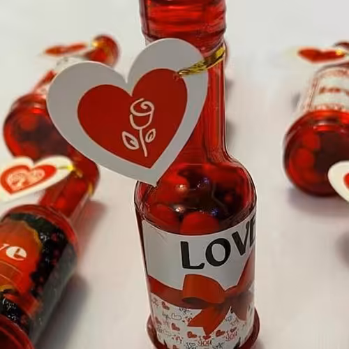 شکلات بطری  ولنتاین