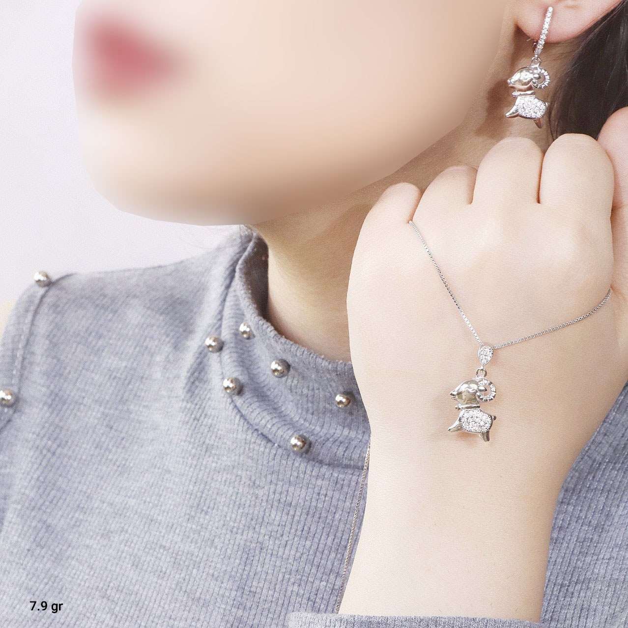 نیم ست  نقره میکرو  10137-8.5