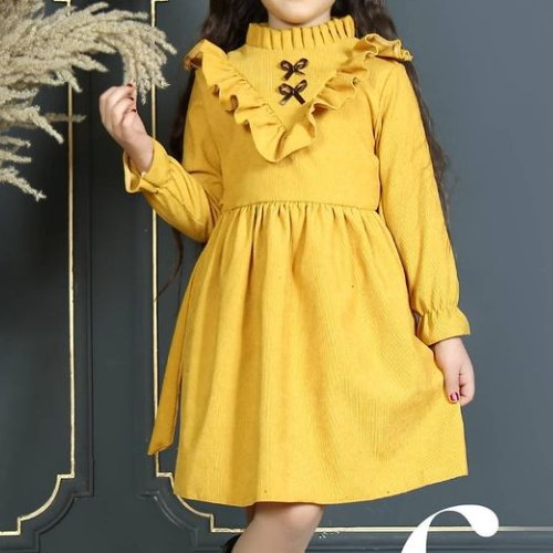 سارافون مخمل کبریتی کد 1 سایز کوچک