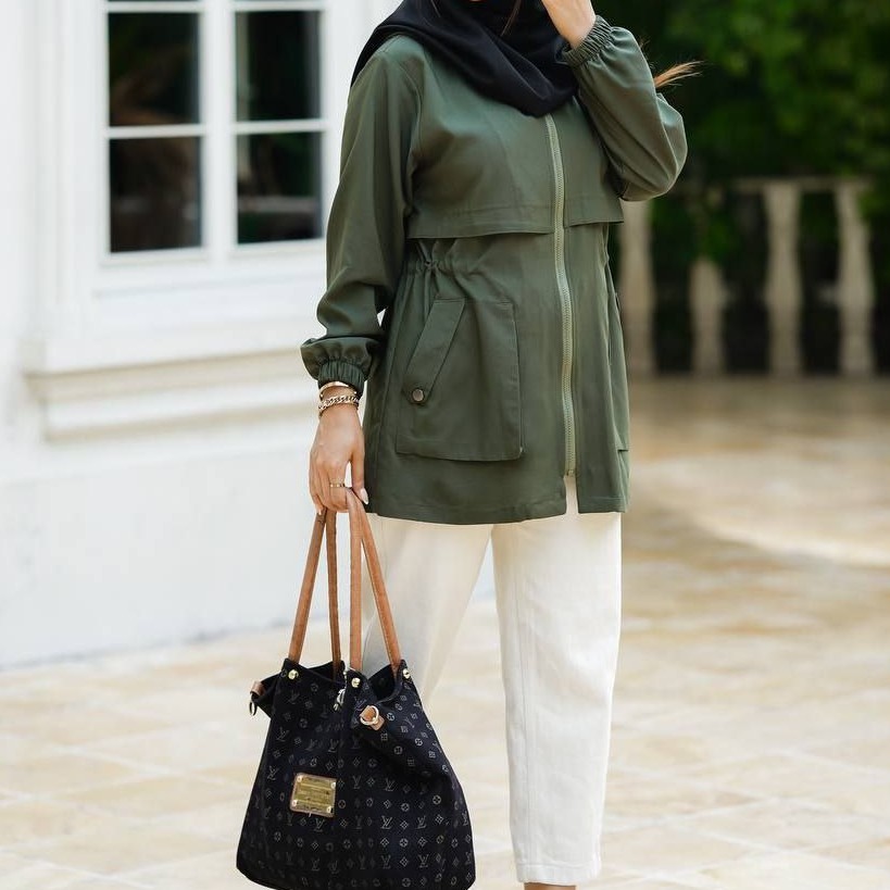 کت کتان کجراه زیپدار