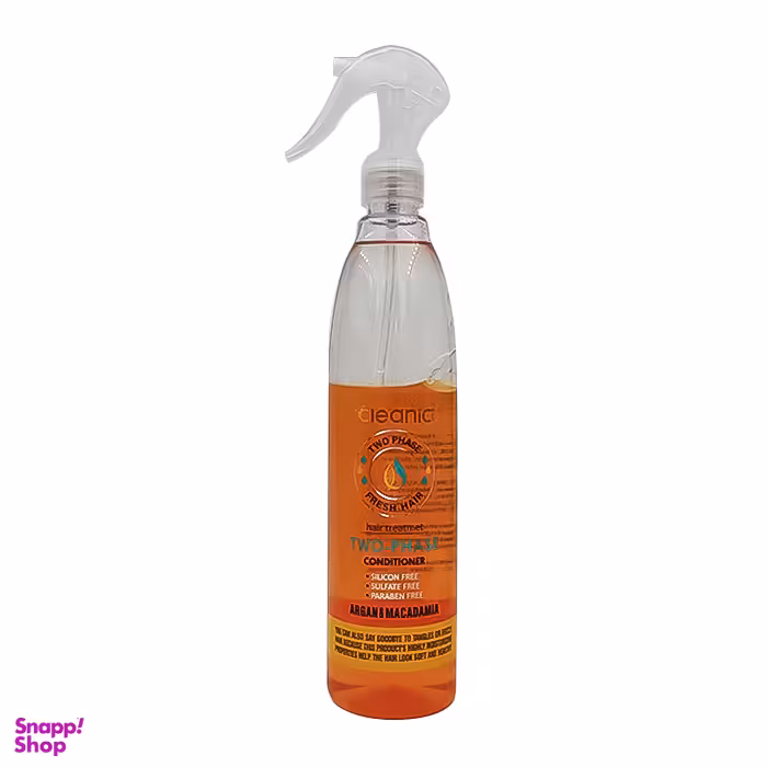 اسپری مو دوفاز کلینیک کیندی مدل آرگان و ماکادمیا حجم 400 میلی لیتر