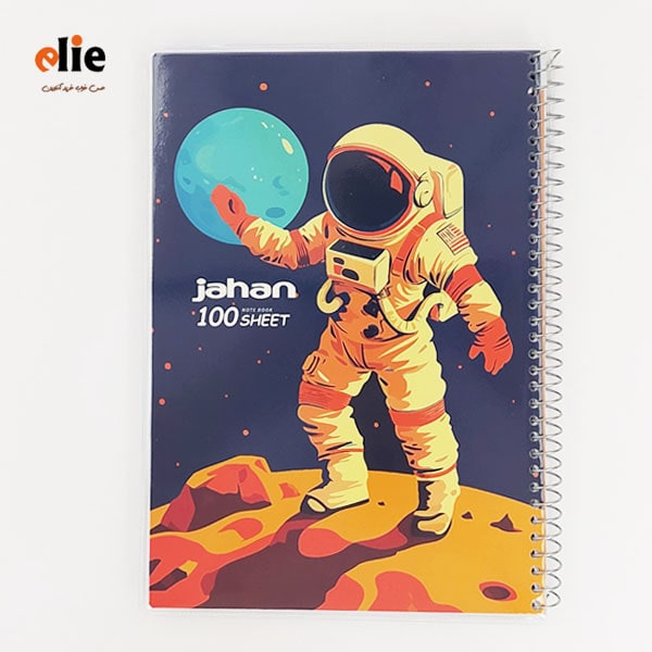 دفتر 100 برگ سیمی مجلد طرح 3806