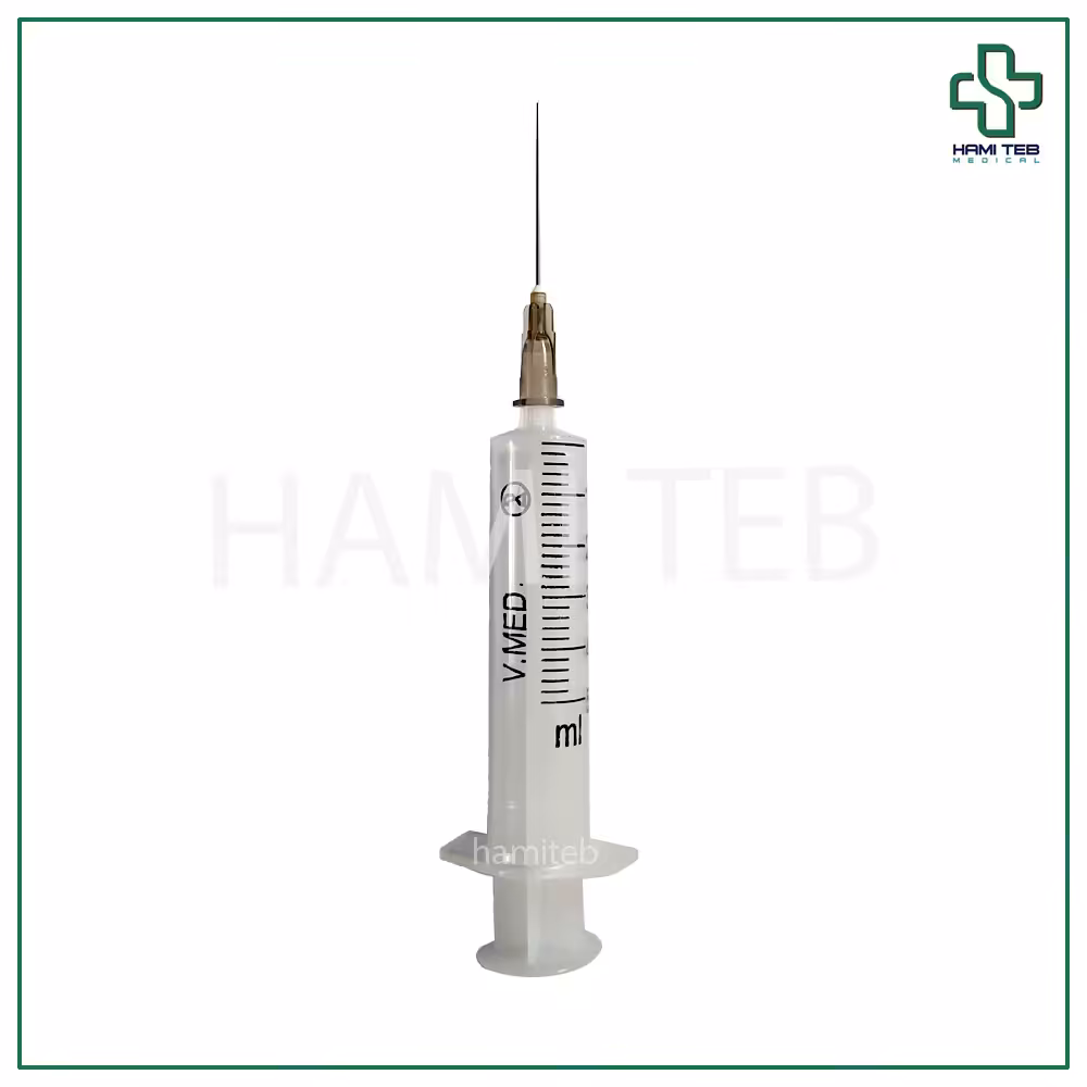 سرنگ 5 سی سی دو تکه وی مد