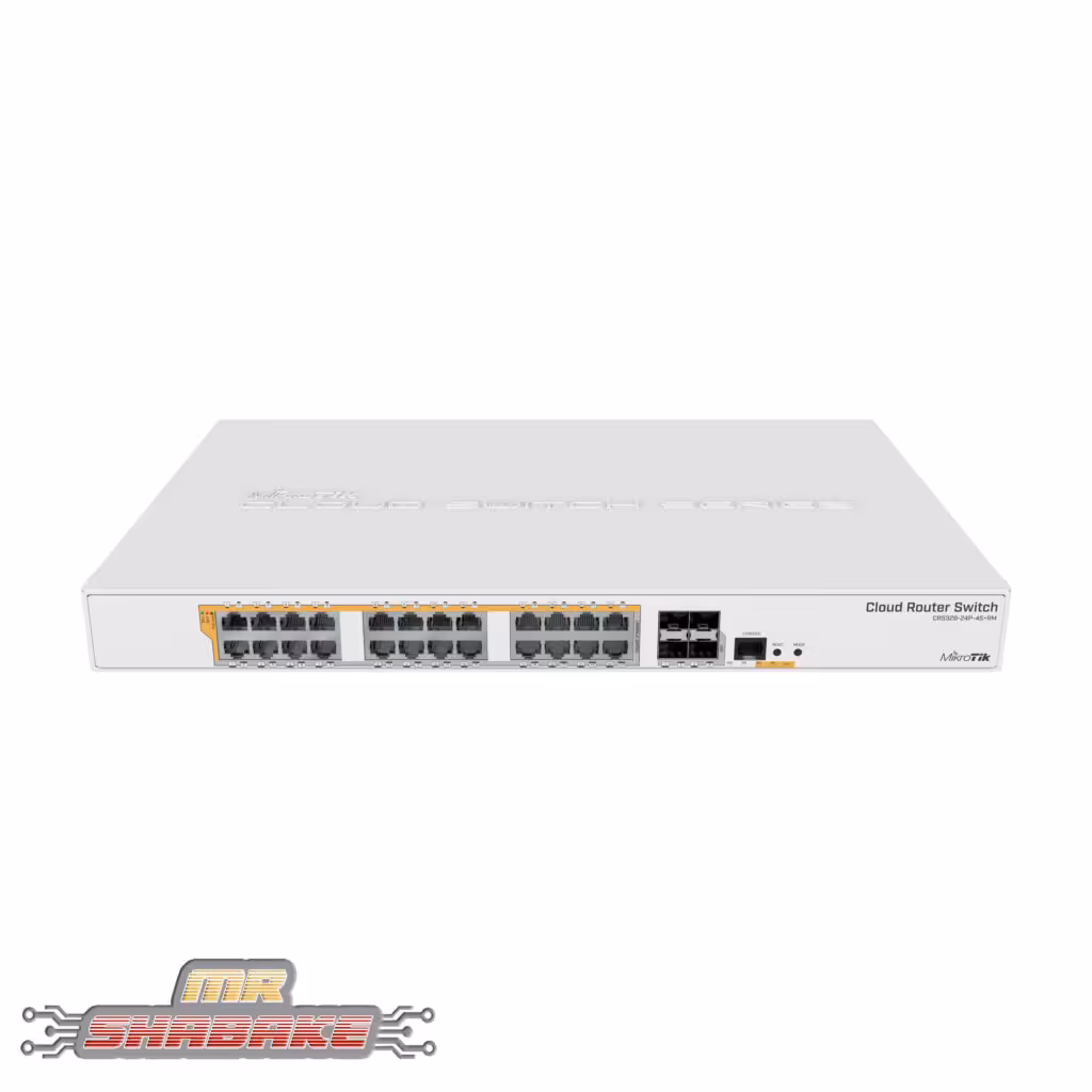 قیمت و خرید روتر سوئیچ میکروتیک CRS328-24P-4S RM | مستر شبکه