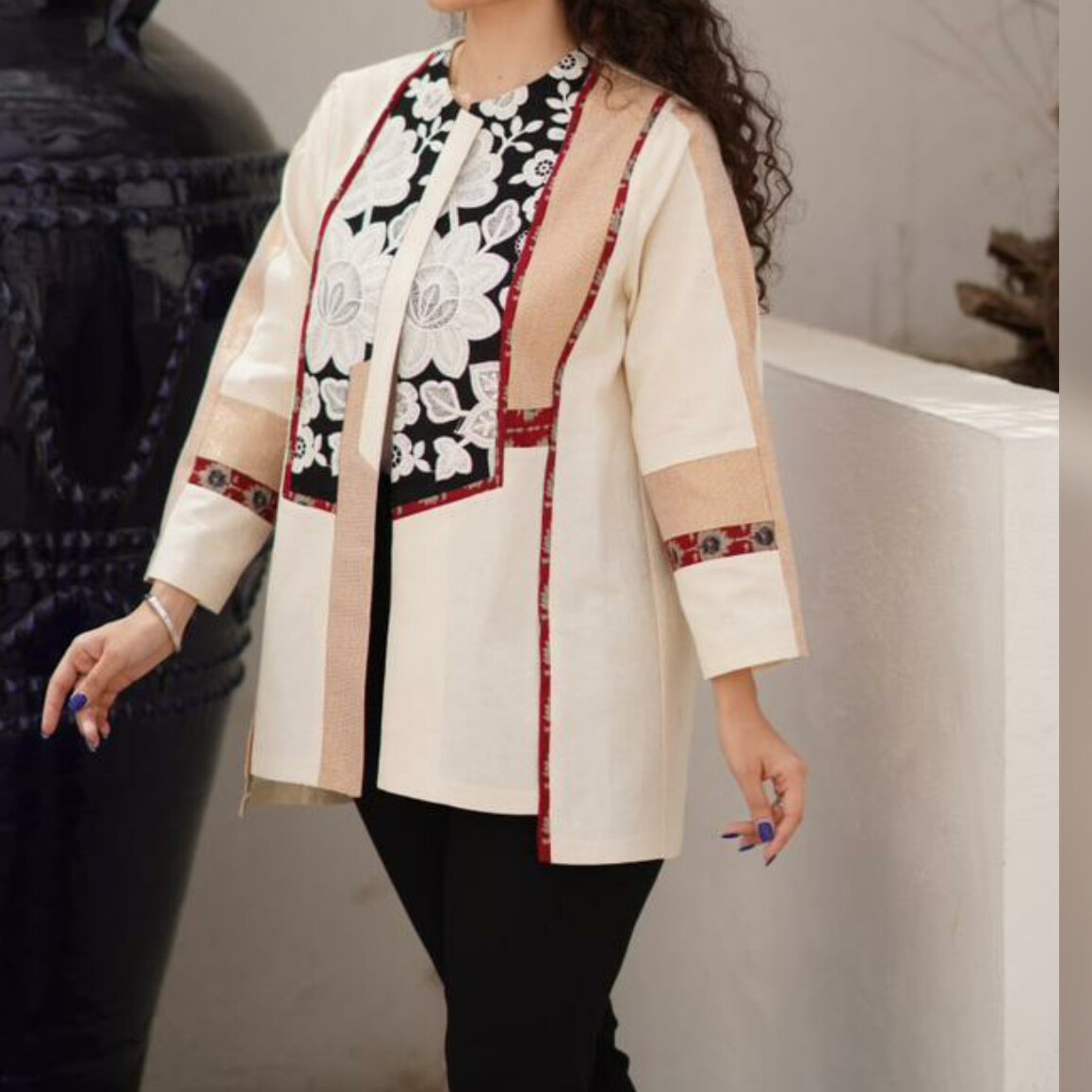 مانتو لینن انگلیسی