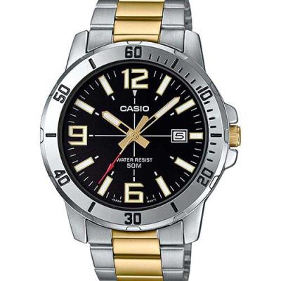 ساعت مچی مردانه کاسیو
مدل CASIO-MTP-VD01SG-1B