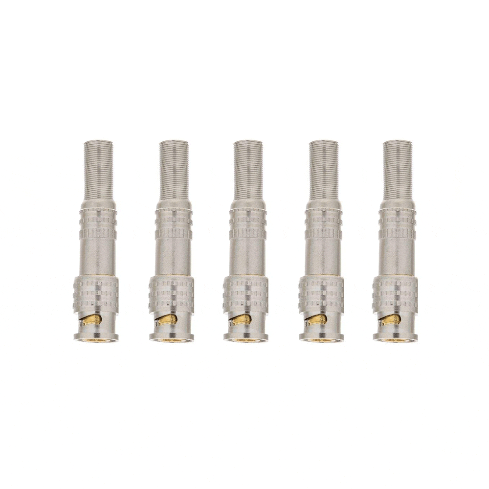 فیش BNC مدل R59 بسته 5 عددی مغزی مس درجه یک