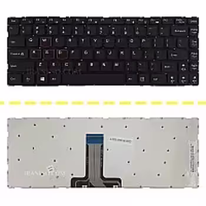 کیبرد لپ تاپ لنوو IdeaPad Y700-14 مشکی-اینترکوچک-بدون فریم