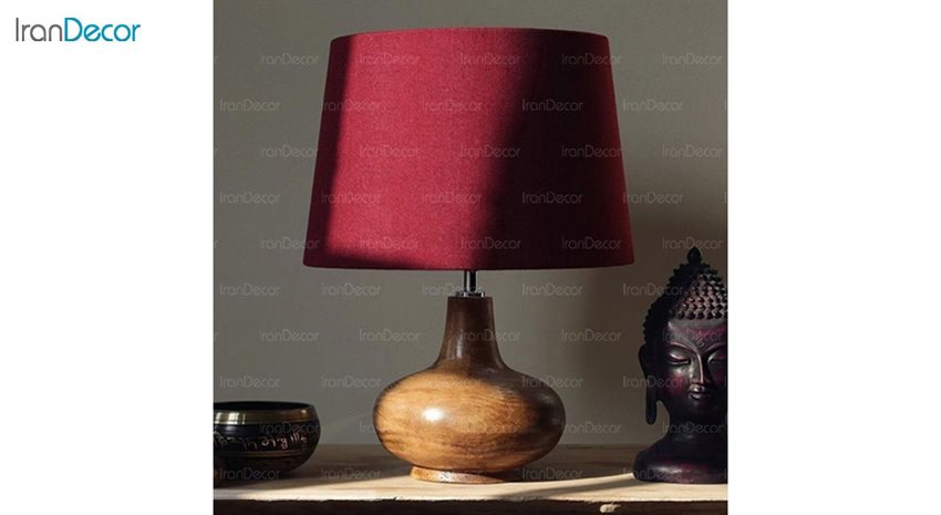 آباژور رومیزی چوبی مدل SH104