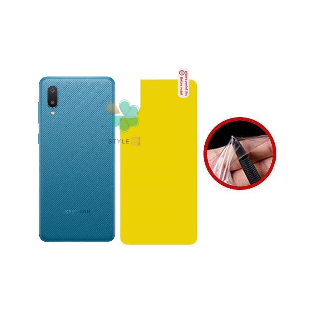 برچسب محافظ نانو پشت گوشی سامسونگ Samsung Galaxy A02