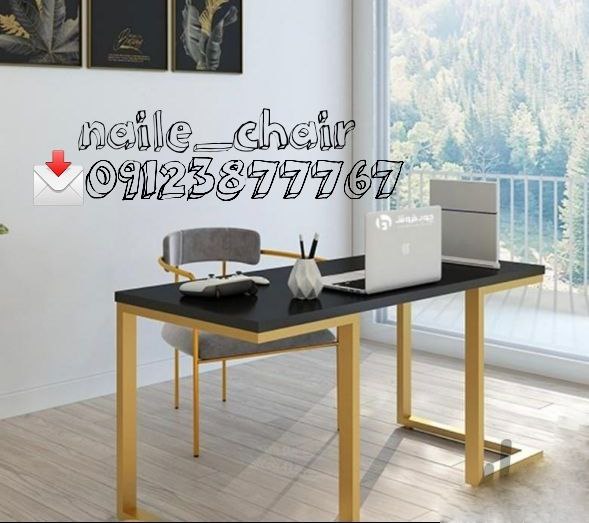 میز اداری پایه فلزی کد 015