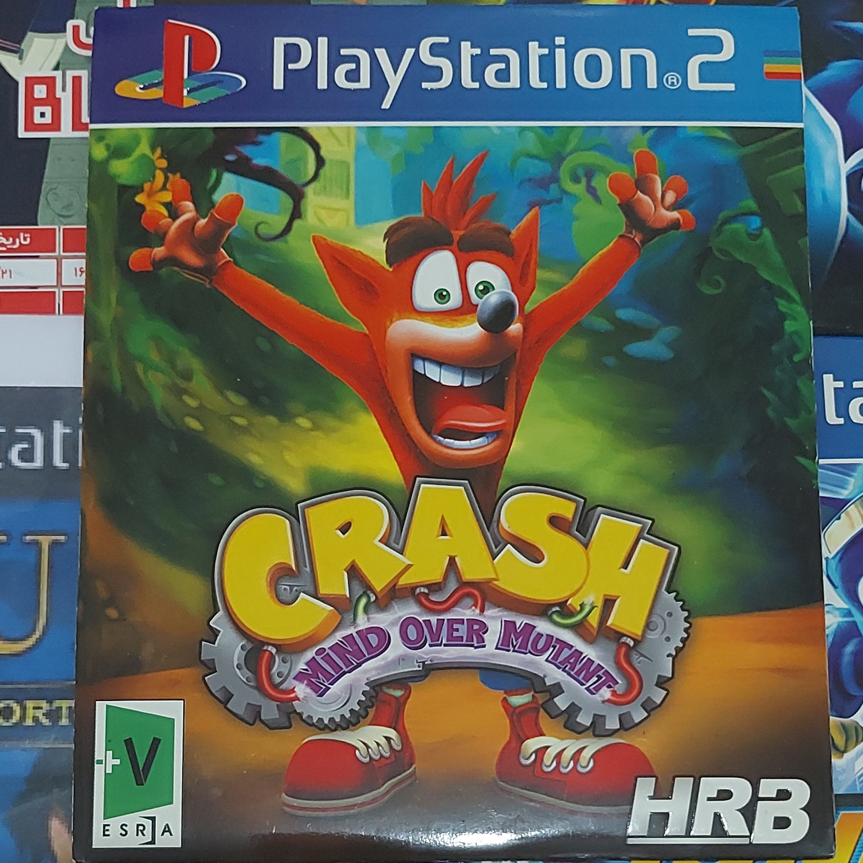 خرید بازی پلی استیشن 2 دو بازی کراش Crash Mind over Mutant گیم مخصوص ps2 سی دی بازی اکشن play station 2