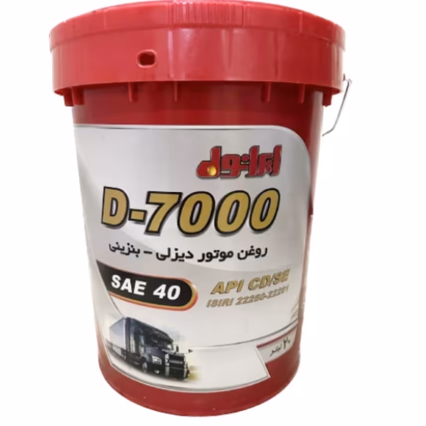 روغن موتور 20 لیتری ایرانول 7000 گرانروی 40    (تضمین اصالت)