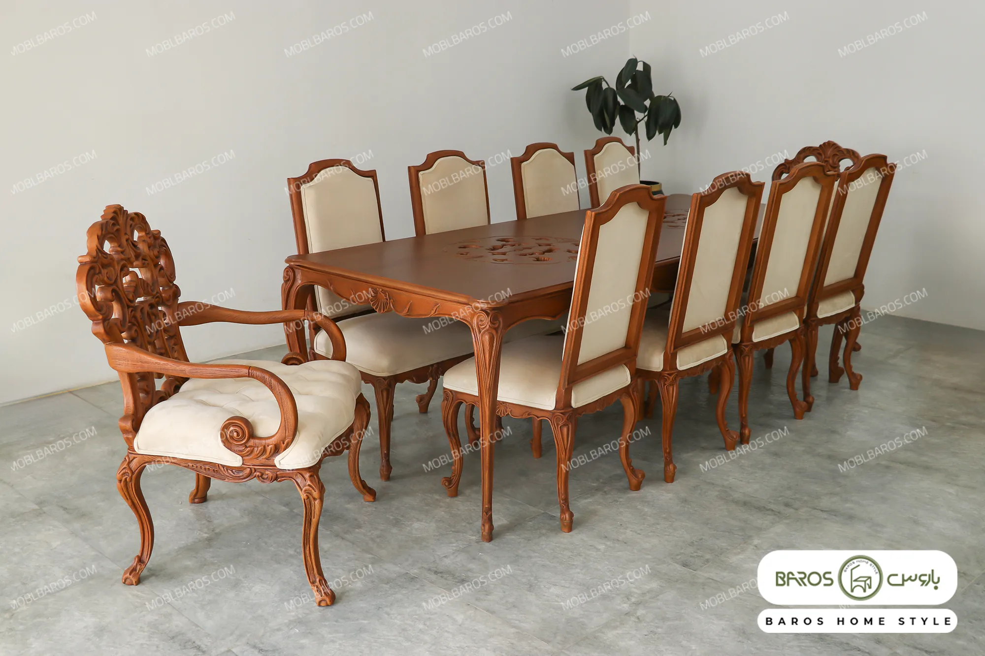 میز ناهارخوری سفارشی رومینا جدید کد 2