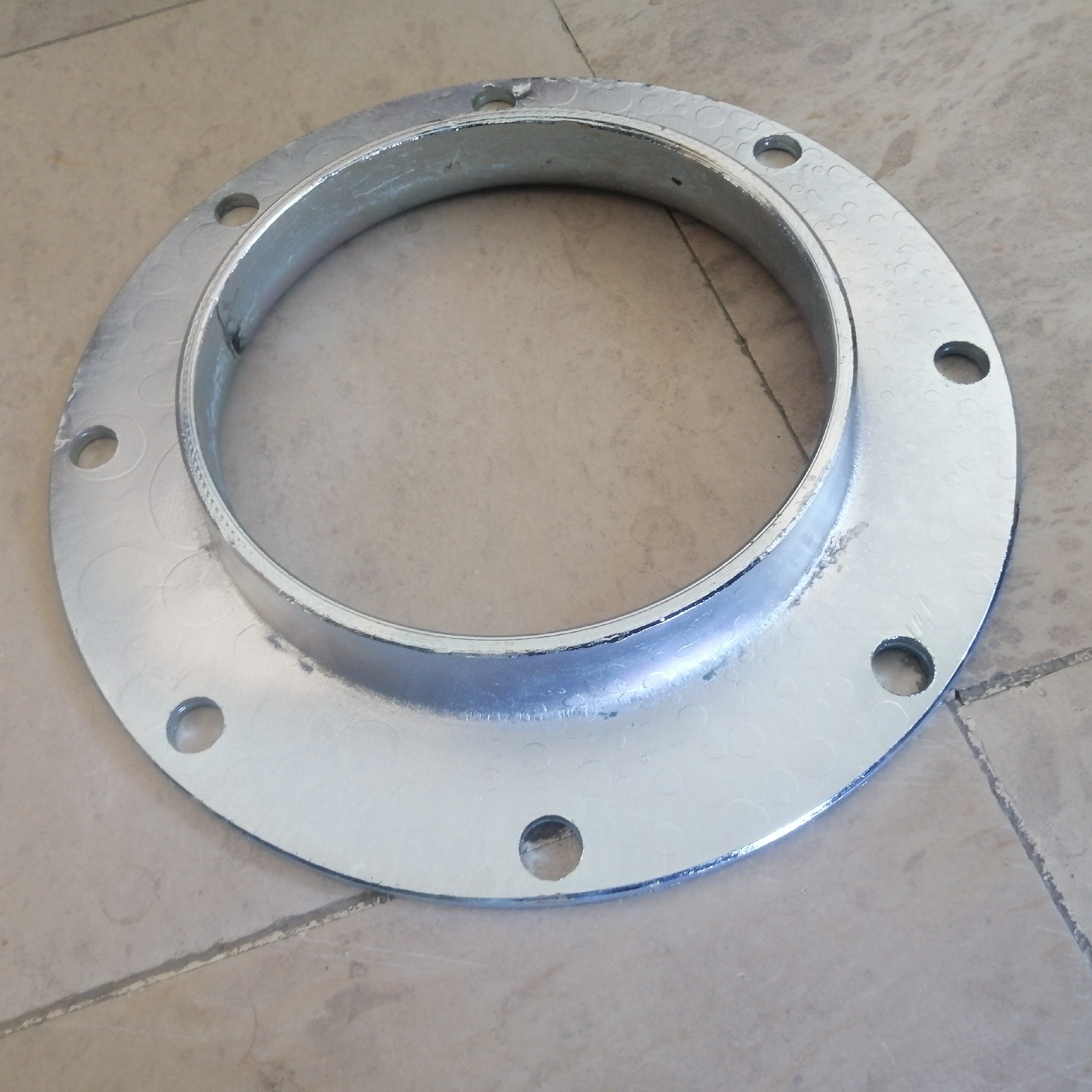 فلنچ آهنی جوشی لبه دار  ضخامت 8 میلیمتر سایز  8 اینچ