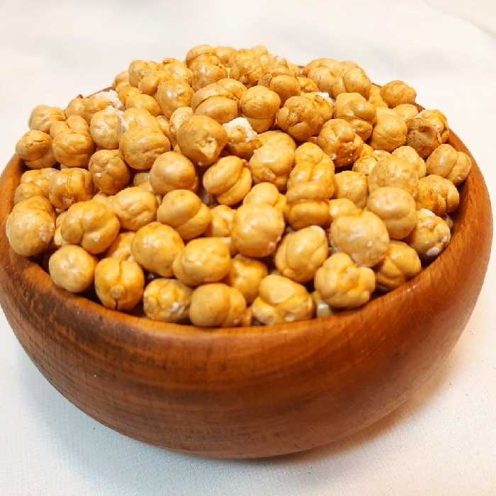 نخودچی دو آتیشه بوداده و شور شده بسیار ترد و خوشمزه در بسته های 450 گرمی