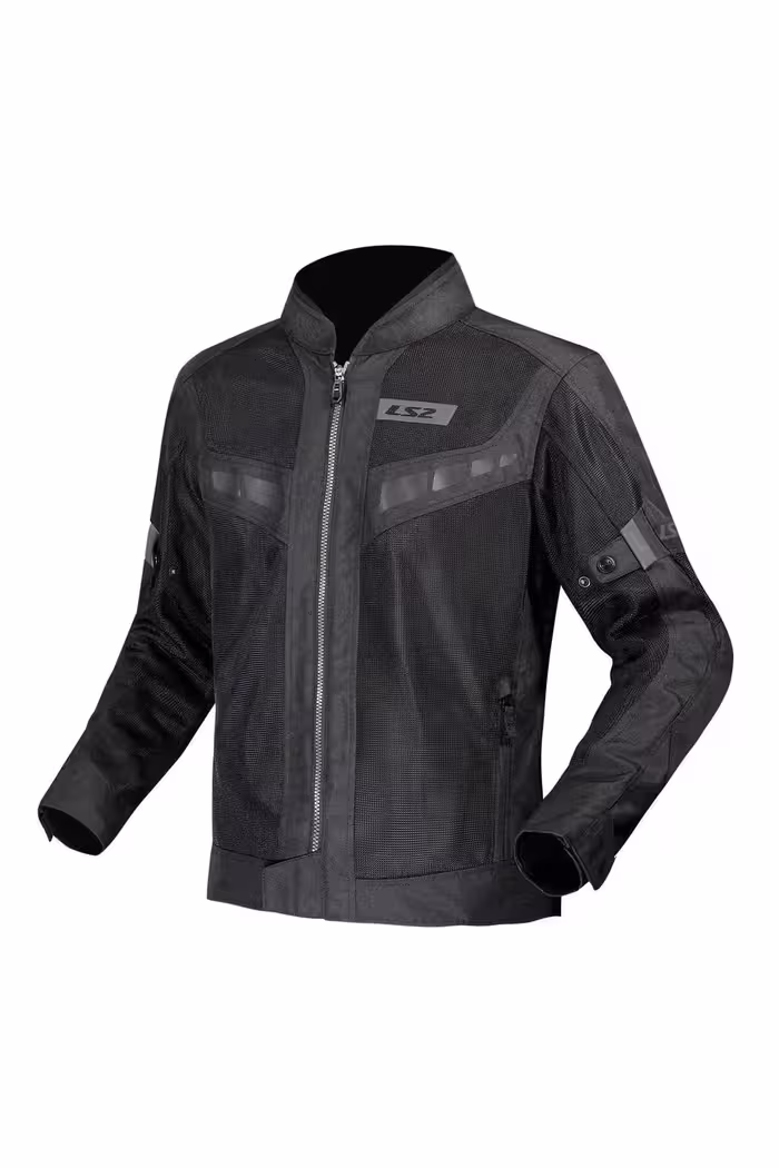 کاپشن موتورسوار مشکی مردانه کت تابستانی BLADE AIR LS2