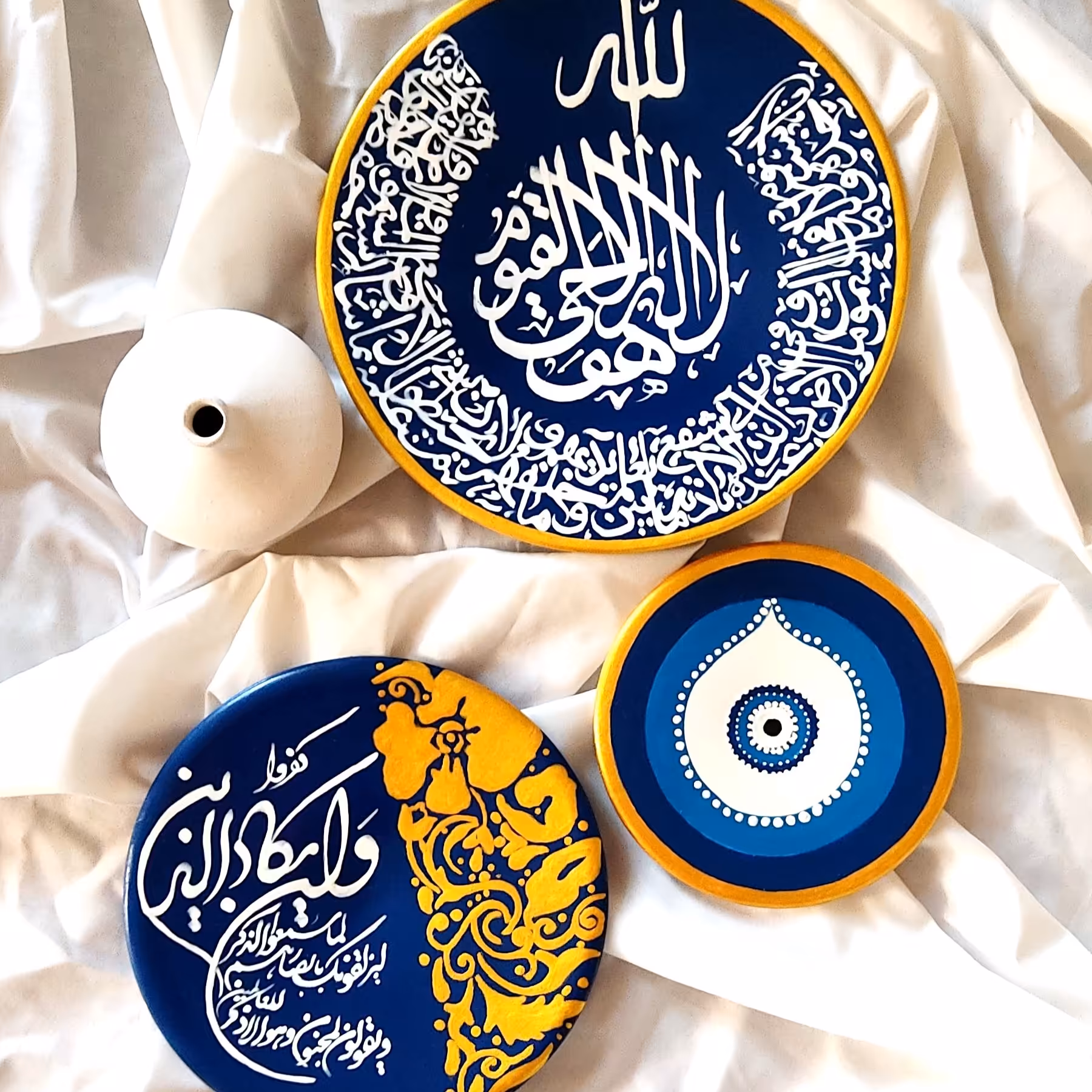 بشقاب  سه تکه آیت الکرسی. وان. یکاد. 