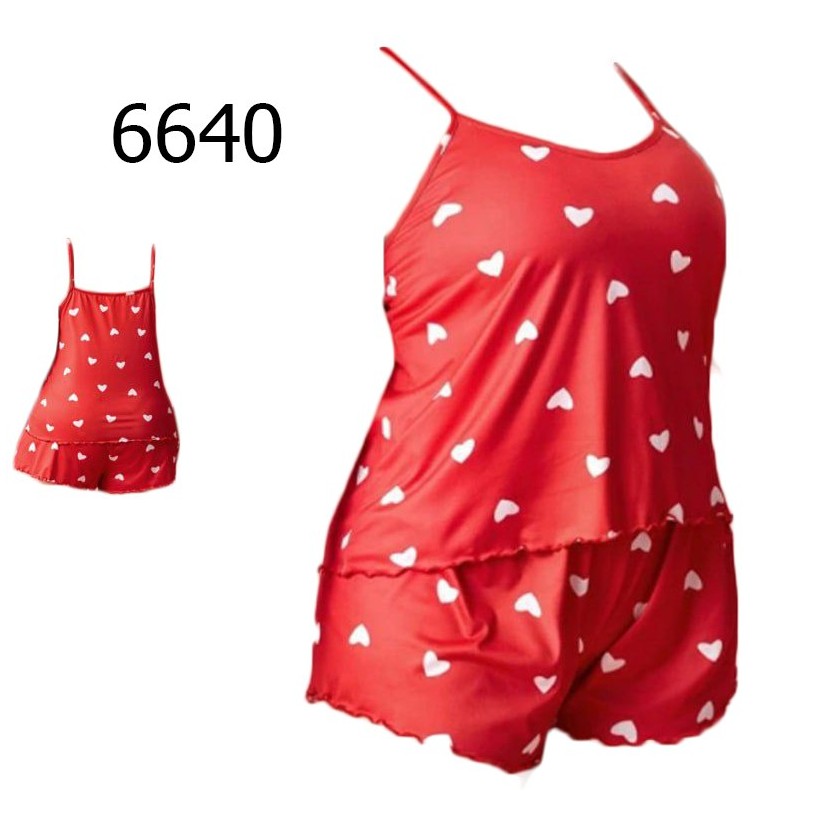 ست تاپ و شورتک سایز بزرگ ltanطرح مطابق تصویر مناسب سایز44تا 48 کد6640