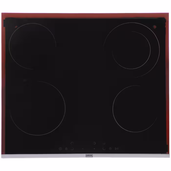 اجاق برقی المنتی 4 شعله صفحه ای توکار  کاملا هوشمند دیروک 