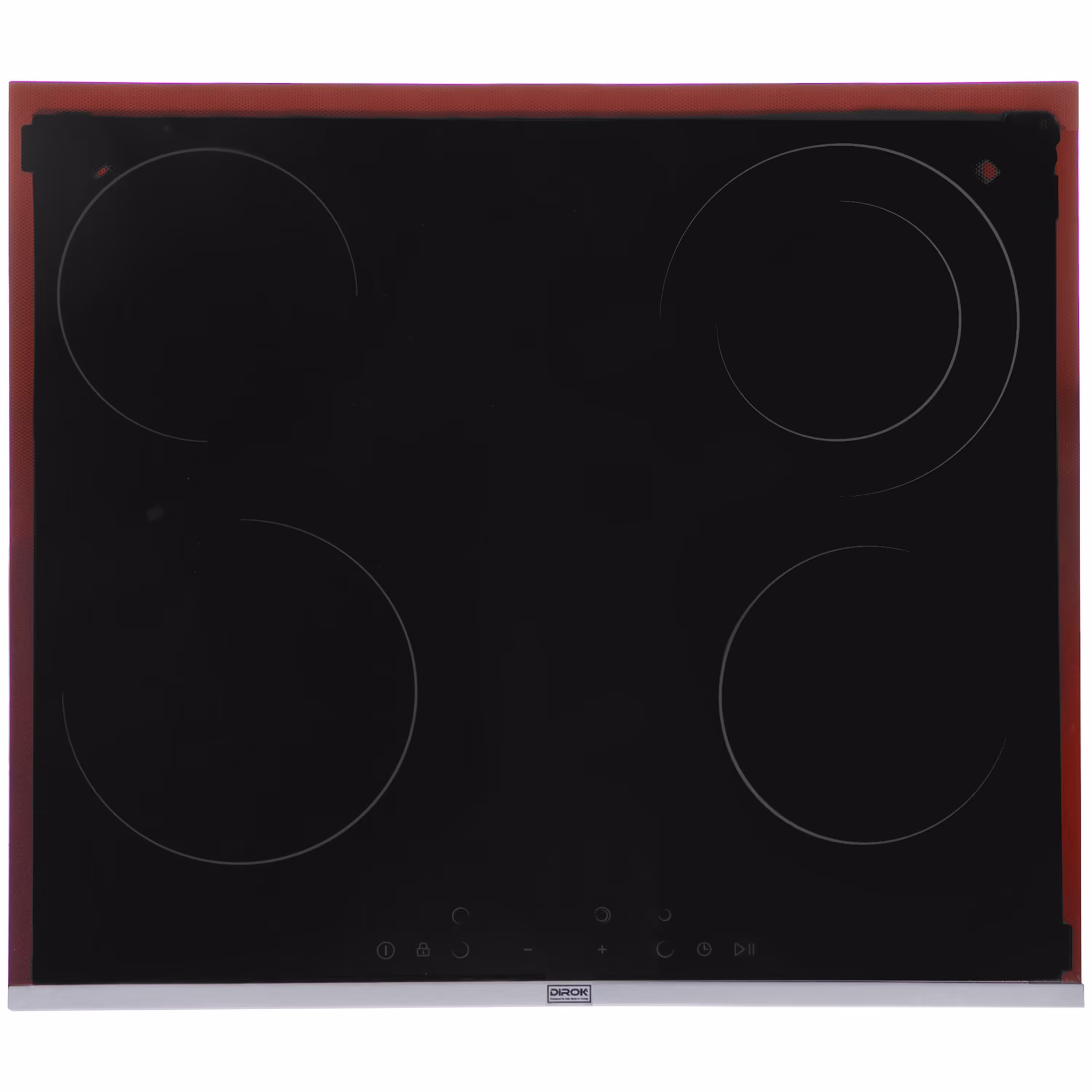 اجاق برقی المنتی 4 شعله صفحه ای توکار  کاملا هوشمند دیروک 